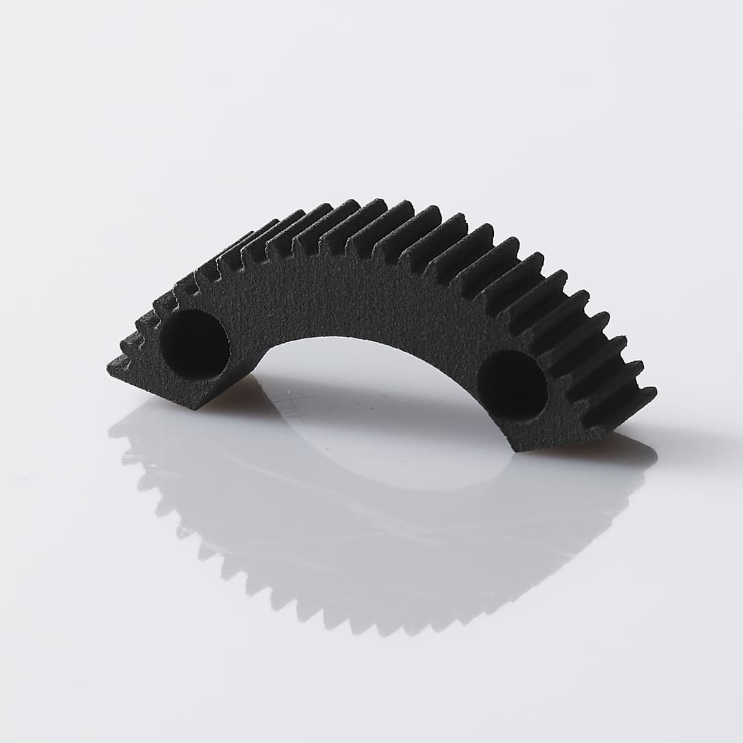 Settore dentato in PA12 stampato in SLS