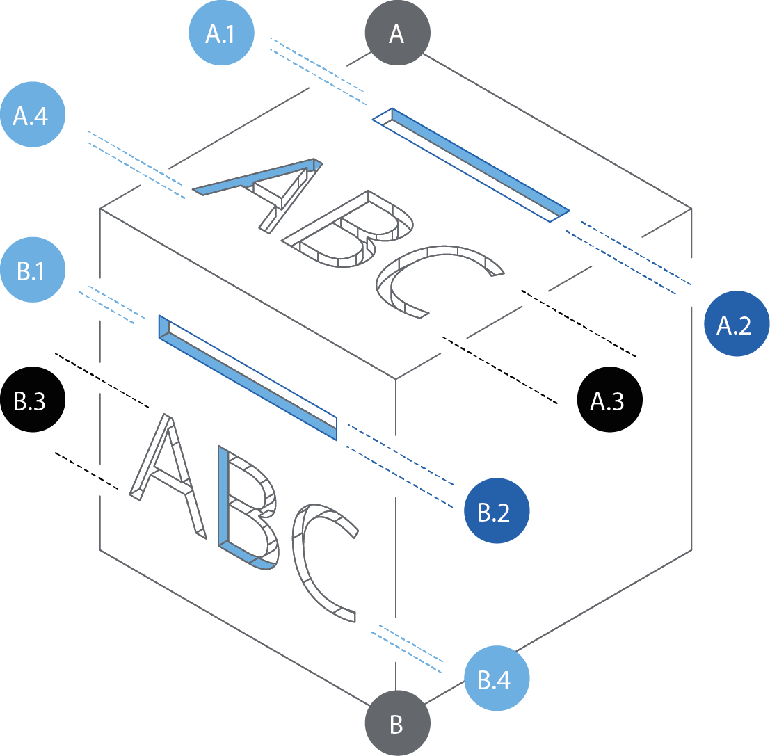 Particolari incisi (in negativo)