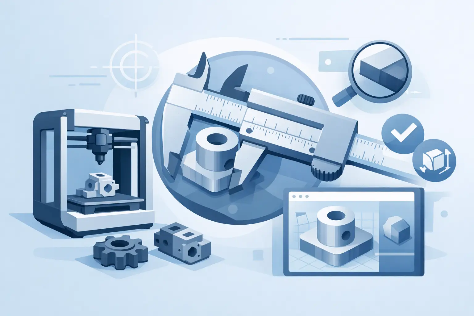 Guida tolleranze stampa 3D per parti precise