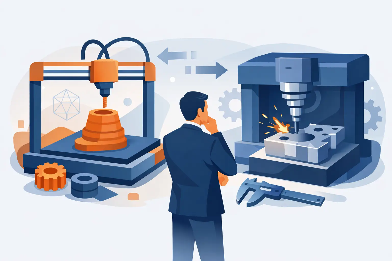 Manifattura additiva sottrattiva: quando conviene