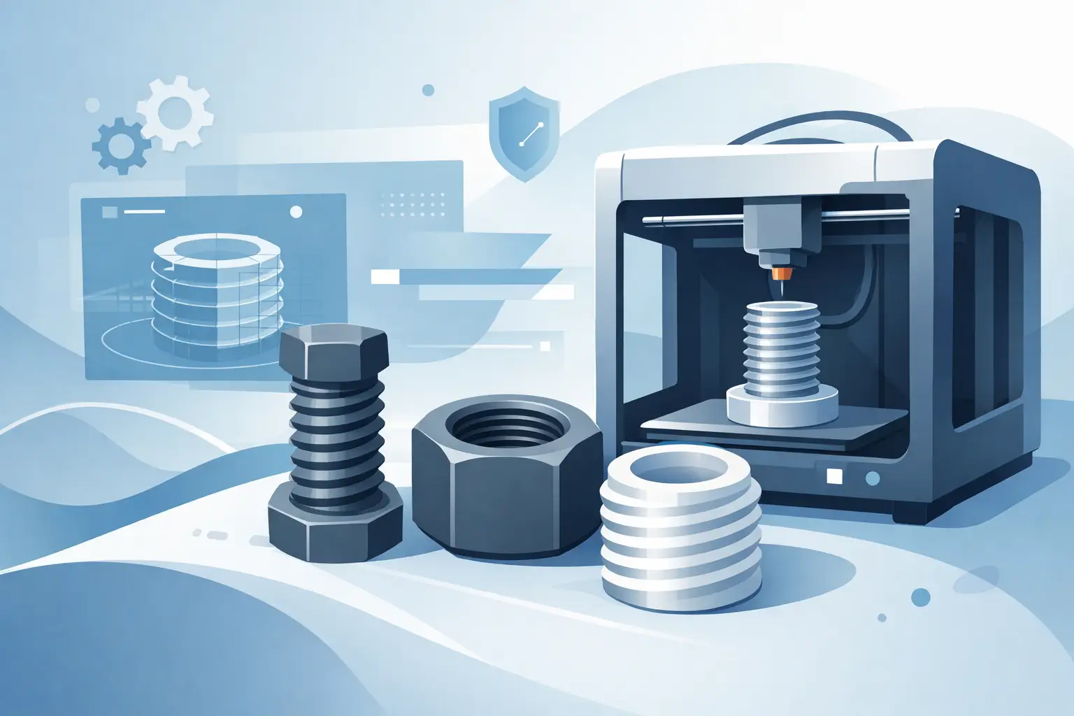 Filetti nella stampa 3D progettati per durare