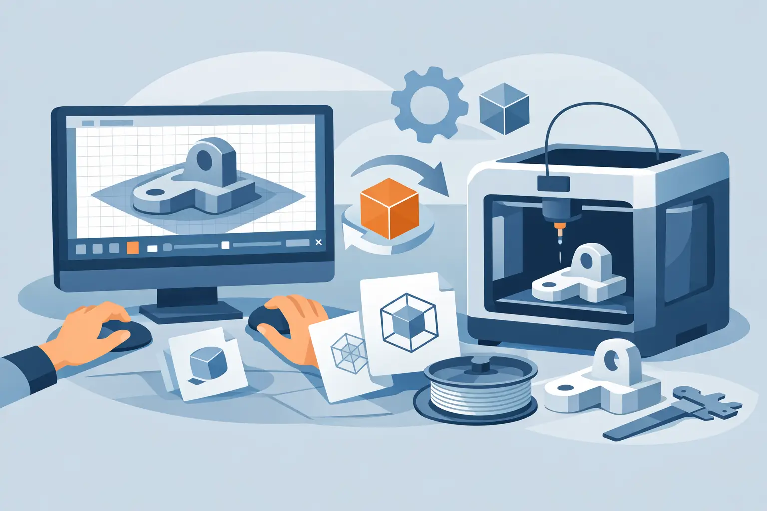 Come preparare file CAD per la stampa 3D